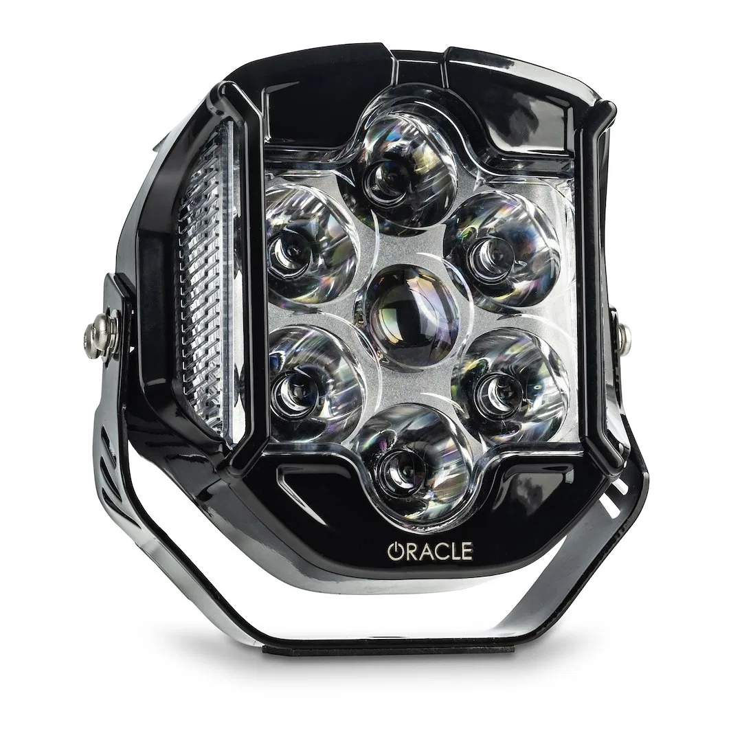 5921-7-504 – ORACLE LIGHT Spotlight, 135 Watt Q4 LED Powder Coated Aluminum Housing Amber/ White Light Battery Powere...